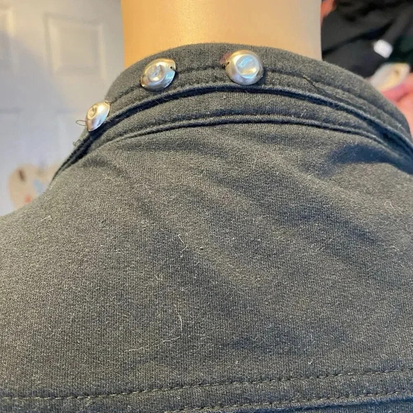 Twentyone Motorcycles Jacket Lady M CottonBlend Breathable Black Sleeveless Goth - Picture 11 of 12